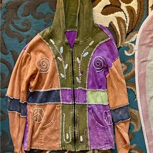 Colorful Patchwork Women's Jacket